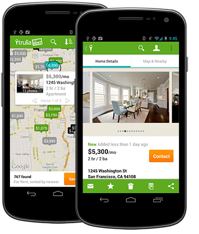 Trulia For Rent Android App